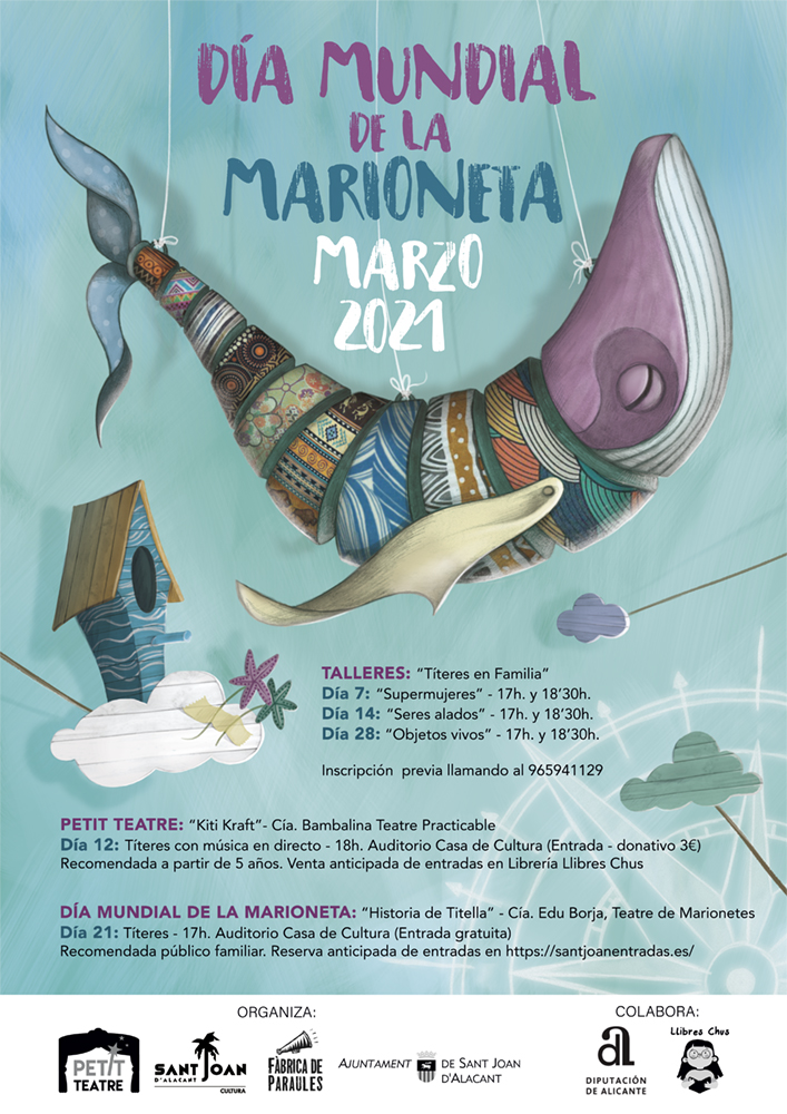 Cartel Día Mundial de la Marioneta