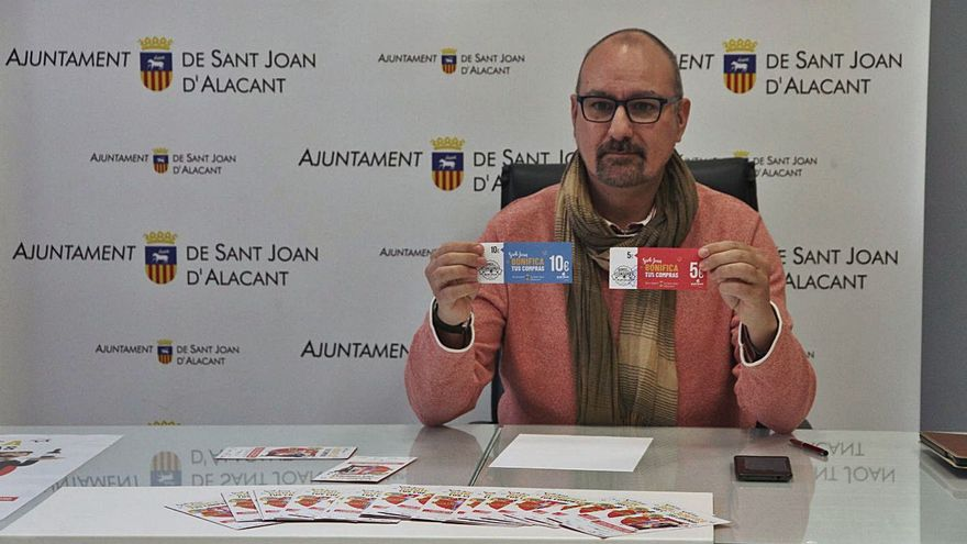 El concejal de Comercio del Ayuntamiento de Sant Joan, Manel Giner (PSOE)