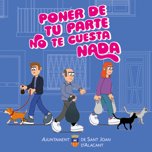 Campaña basura perros gatos Sant Joan